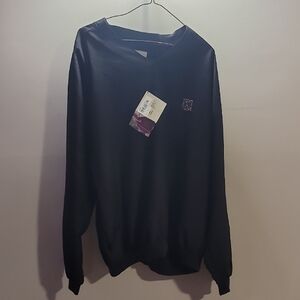 Cutter & Buck Men's V-Neck Black Sweater